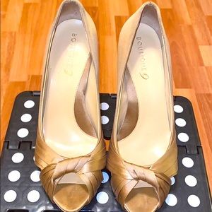 Boutique 9 Satin Open-Toe Pumps
